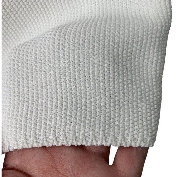 The Sei One Shoulder Cape Midi Pique Knit Sweater Dress Womens Size Medium $399 - Picture 12 of 15